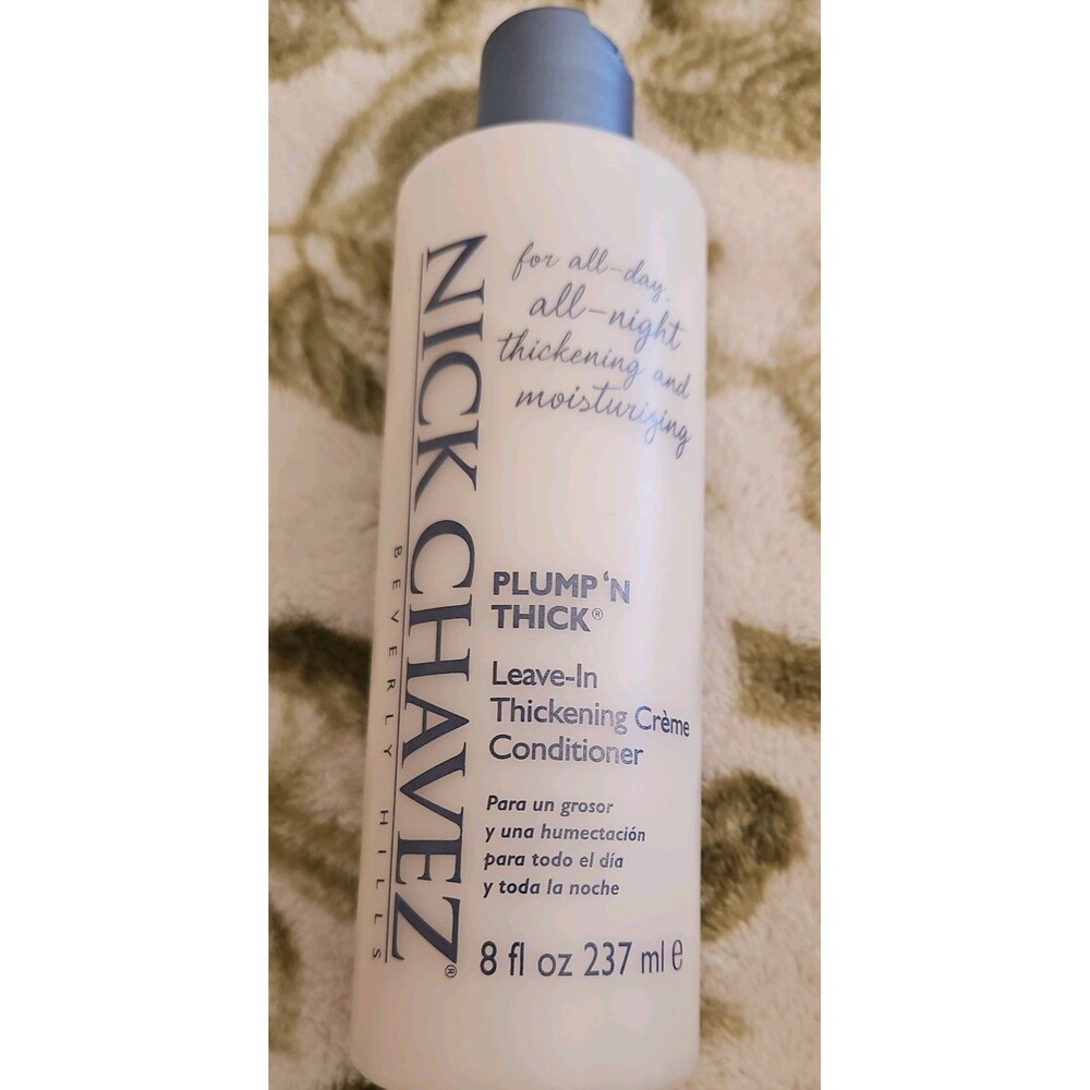 Nick Chavez Plump N Thick Leave In Thickening Creme Conditioner 8 fl oz Seal